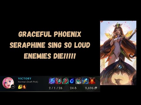Graceful Phoenix Seraphine 2/1/26 League of Legends Gameplay