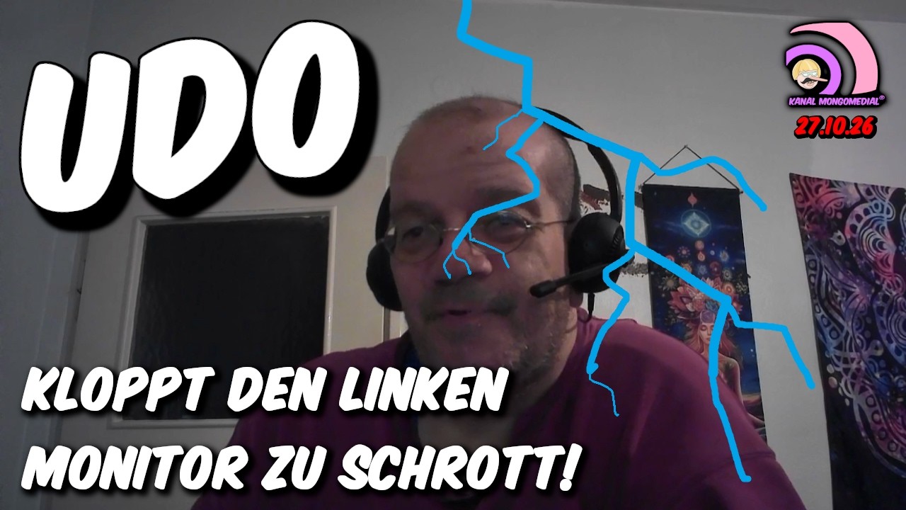 UDO - Zerstört den linken Monitor und zeigt Bücher 27.10.26 #UdoHooligans