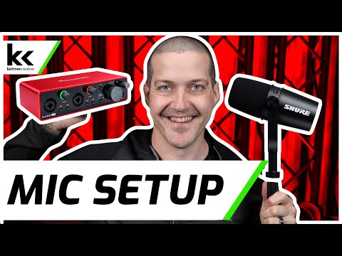 Shure MV7 & Scarlett 2i2 | Setup & Demo
