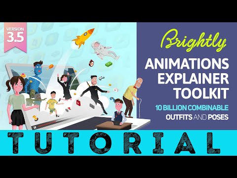 [DP669] Brightly | Animations Explainer Toolkit V3.5 - Final Cut Pro X & Apple Motion - Tutorial