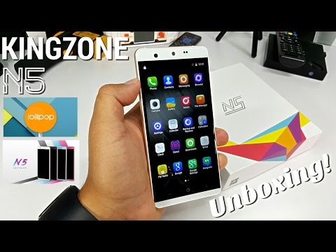 Kingzone N5 - [Unboxing] - MTK6735 - 2GB/16GB - 5.0" IPS HD - Android 5.0 - 2600mAh
