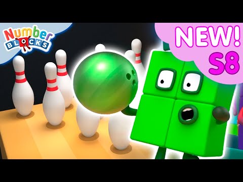 Ten-pin Tournament - Fun Full Episode | Brand NEW Series 8 Episode 15 | Numberblocks