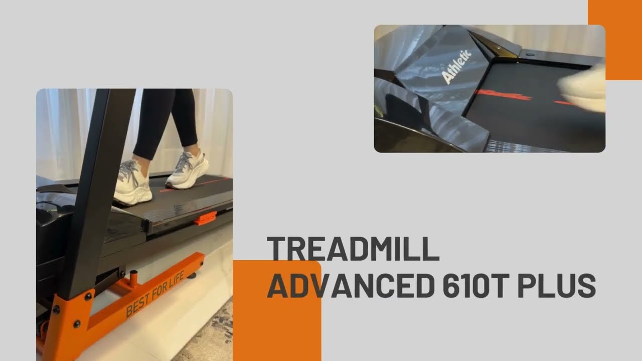 TREADMIL ADVANCED 610T - ATHLETIC VISION FITNESS - SPECS