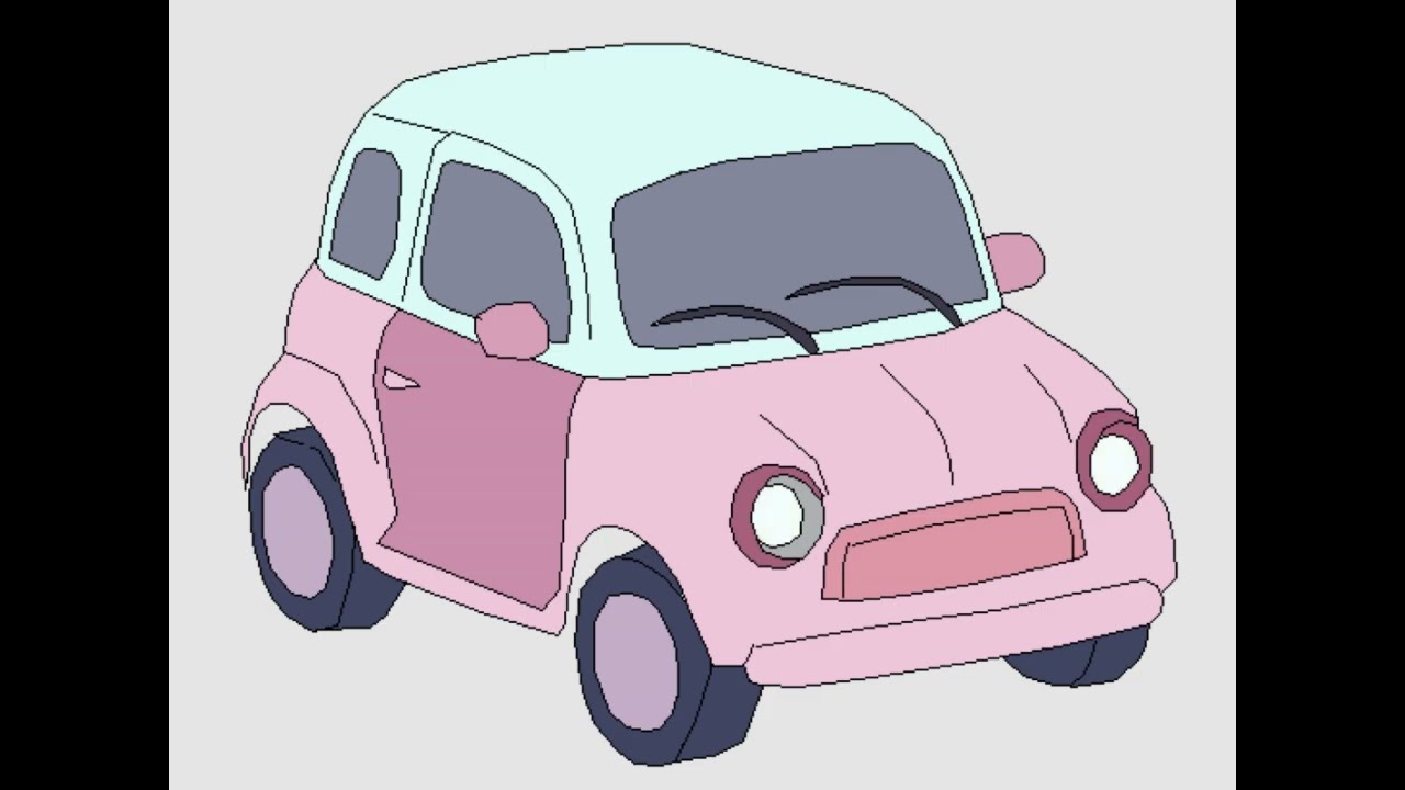 Car Asset with Headlight Animation | Art and Pixel Studio