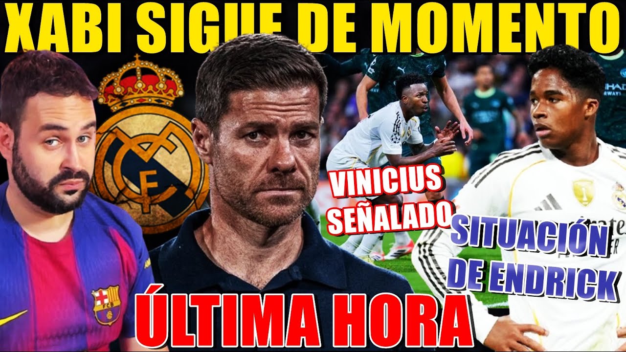 🚨ÚLTIMA HORA: XABI ALONSO SIGUE ¡DE MOMENTO PERO...! VINICIUS SEÑALADO y la SITUACIÓN de ENDRICK