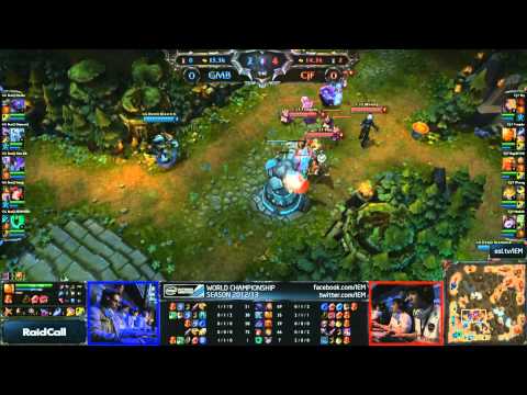 League of Legends IEM World Championship Semifinals CJF vs GMB {game 1}