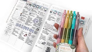 Real Time Plan With Me: Colour Gel Pen??? | Hobonichi Cousin
