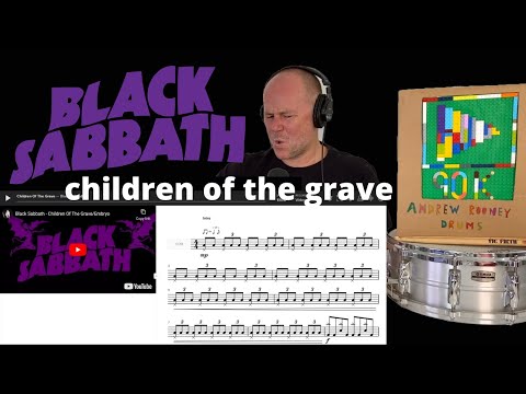Drum Teacher Reaction: BILL WARD | Black Sabbath - 'Children Of The Grave' | Master Of Reality
