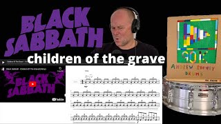 Drum Teacher Reaction: BILL WARD | Black Sabbath - &#39;Children Of The Grave&#39; | Master Of Reality