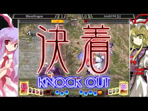 Hisoutensoku - CA 14 Grand Final: [W] BlazeDragon (Reisen) vs. [L] irock194 (Yukari/Patchouli)