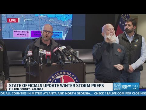 State officials update on winter storm preparations | Full press conference