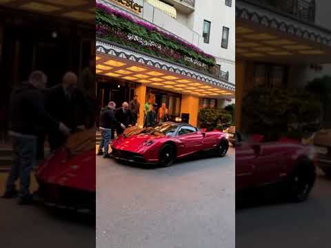 Thumbnail for Pagani Huayra Red colour #luxurycars #supercars #cars7x #shorts #sportscar by Car