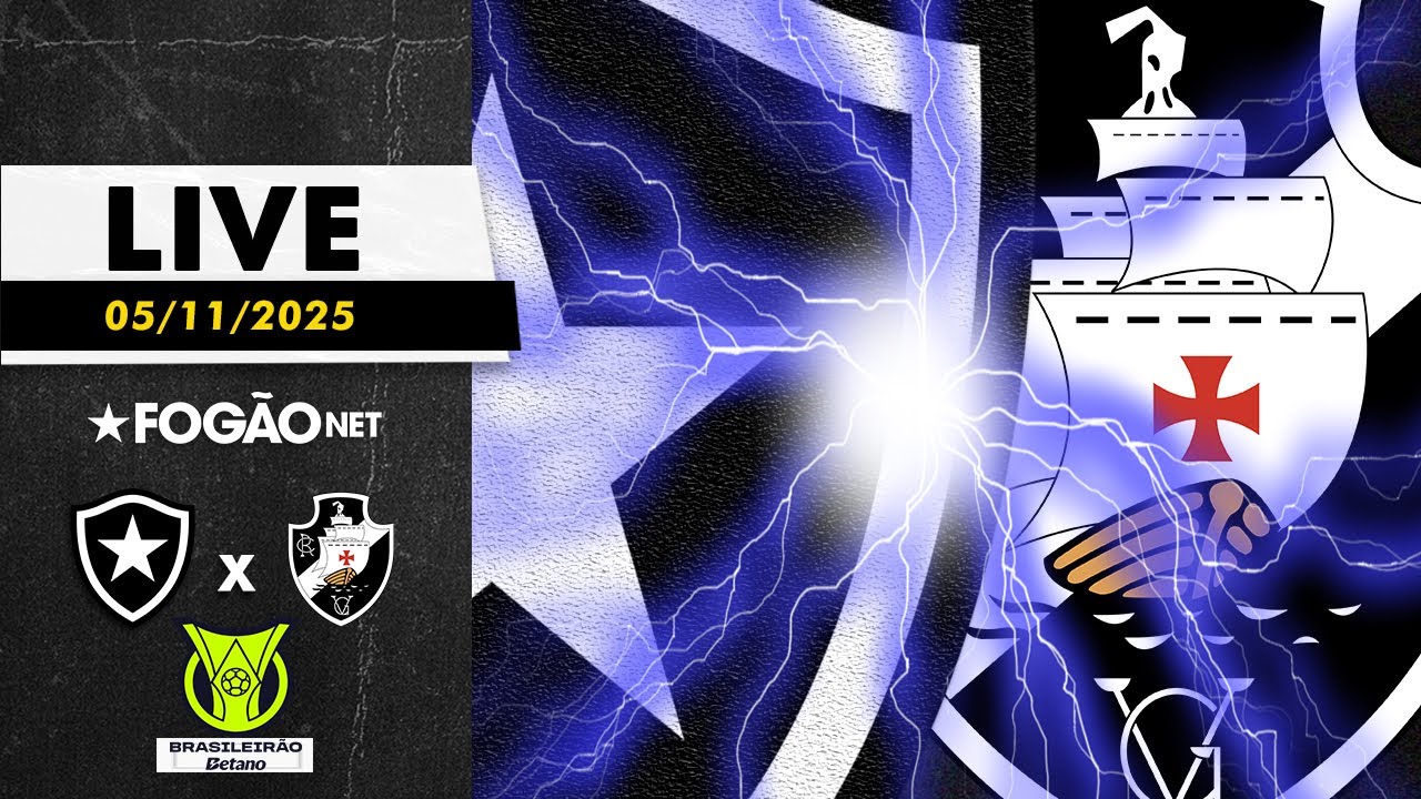 LIVE | Pré-jogo de Botafogo x Vasco pela 32ª rodada do Campeonato Brasileiro