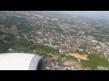 Airplane Take Off Perfect View On Window Seat From Runaway To The Clouds