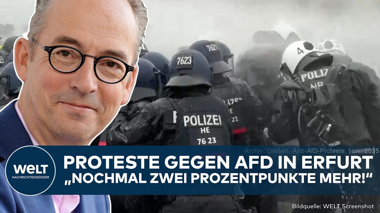 ERFURT: Eskalation am AfD-Parteitag? Fleischhauer knallhart! Steuerzahler finanziert Proteste mit