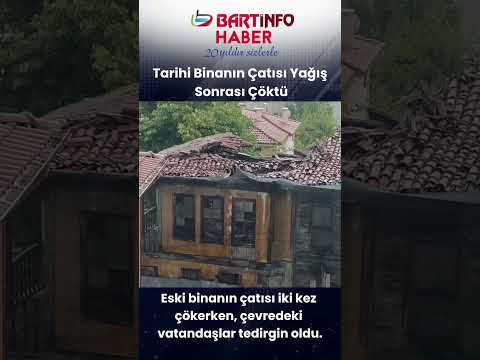🏚️ Tarihi binanın çatısı iki kez çöktü!