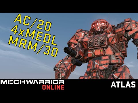 ATLAS LEADING THE PUSH - Mechwarrior Online