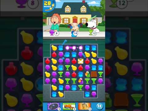 Family Guy - Another Freakin' Mobile Game : Level 18 - 3 stars! No Boosters!