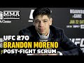 Brandon Moreno Reflects on Deiveson Figueiredo Loss, Open To Fourth Fight | UFC 270 | MMA Fighting