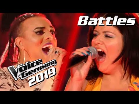 Queen - Don't Stop Me Now (Oxa vs. Sabina Noronha) | The Voice of Germany 2019 | Battles