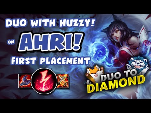 FIRST PLACEMENT WITH HUZZY! DUO TO DIAMOND - VICKSY | League of Legends
