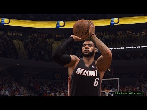 NBA Live 14 East Finals - Miami Heat vs Indiana Pacers - Game 2 - Halftime Highlights - HD