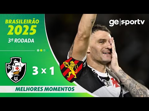 Gols e lances de Vasco da Gama x Sport
