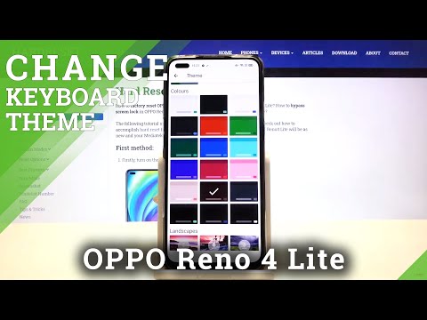 Change Keyboard Theme on OPPO Reno 4 Lite – Choose Keyboard Theme from the List