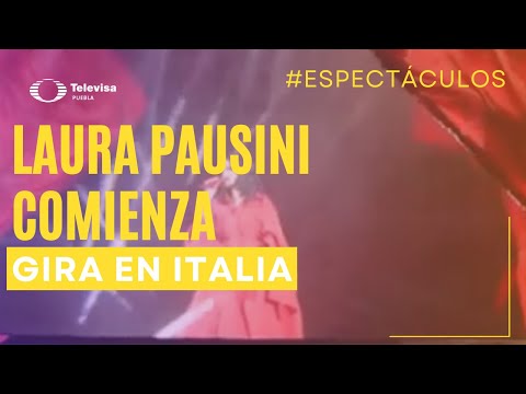 Concierto de Laura Pausini la rompe en Italia