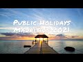 Mauritius Public Holidays 2021