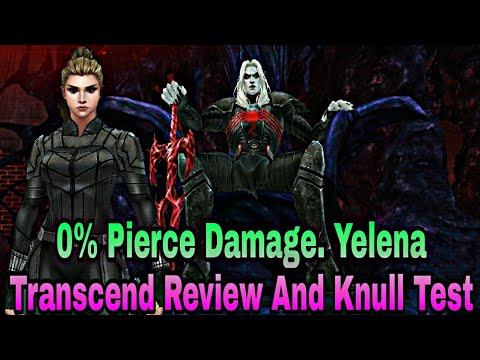 0% Pierce Damage | Yelena Belova Transcend Review & Knull Clear Showcase - Marvel Future Fight