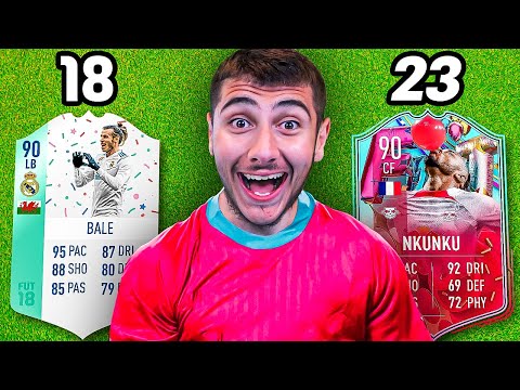 I Used A FUT Birthday Card On EVERY FIFA!