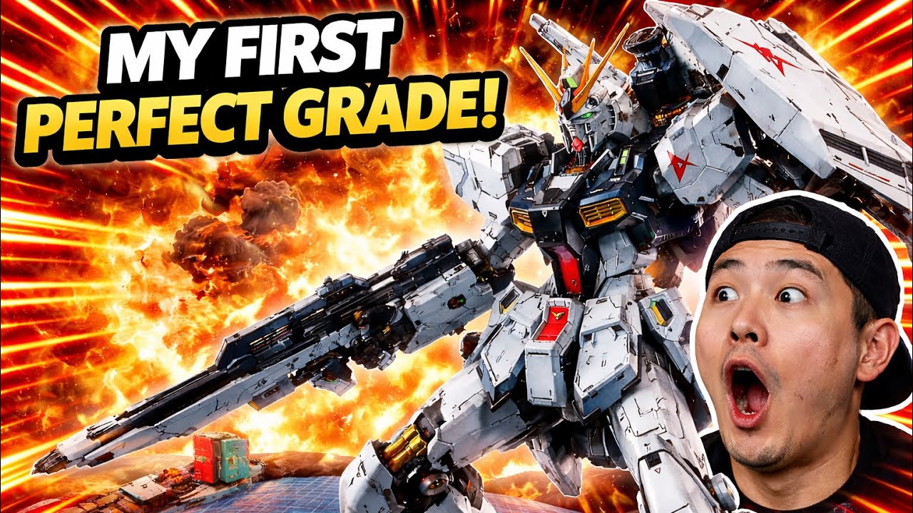 🔥 I built my first PERFECT GRADE Gundam… I wasn’t prepared - RX-93 Nu!!!!!