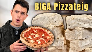 Biga Pizzateig - Darum wird der Teig so luftig!