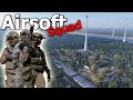 Taktisches Airsoft Squad Gameplay Auf Dem Größten Spielfeld Deutschlands
