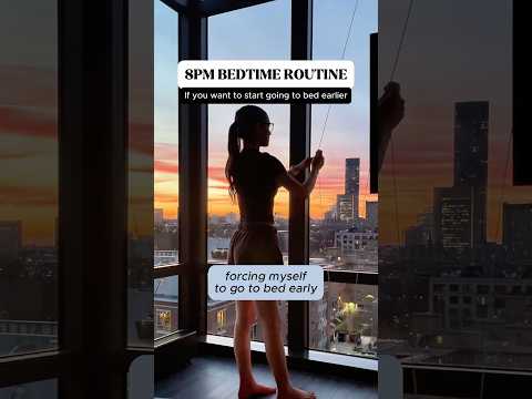 8PM Bedtime Routine 🌙☁️5 Tips For Falling Asleep Earlier