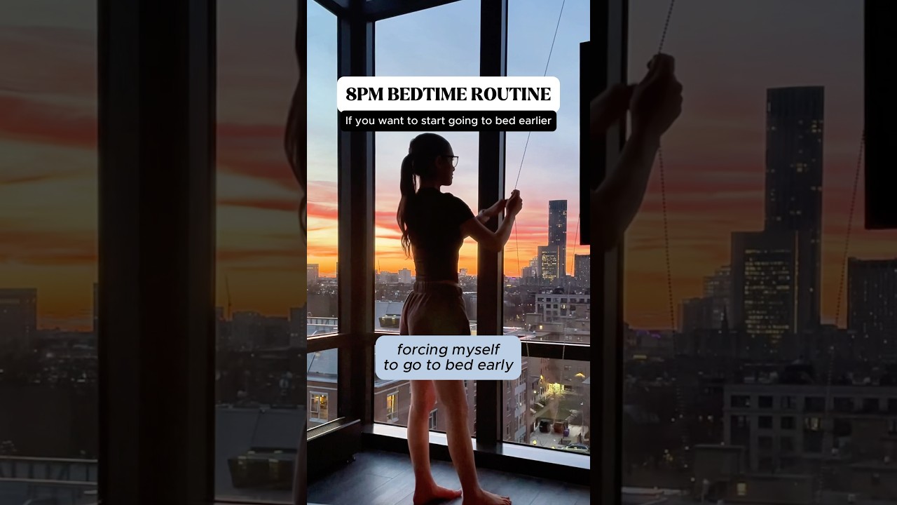 8PM Bedtime Routine 🌙☁️5 Tips For Falling Asleep Earlier