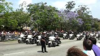 preview picture of video '2009 Lakers championship parade(Booing police)'