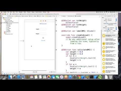 iOS Swift 2.2 Mobile Development - Lecture 8/25 - BMI Calculator