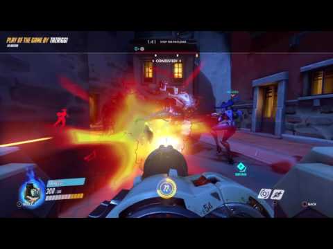 Overwatch Sextuple Kill with Bastion