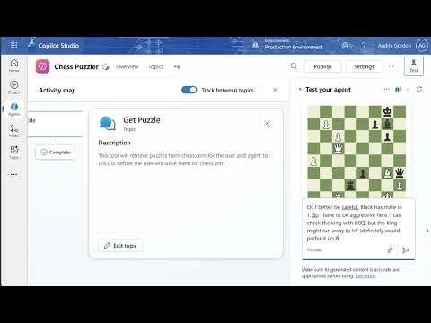Microsoft Copilot Studio: Chess Coach Microsoft Copilot Studio: Chess Coach
