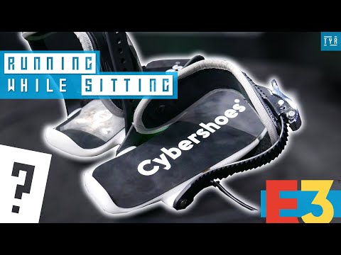 Am I Really Walking?? CYBERSHOES First Impressions - VR Treadmill Alternative - E3 2018
