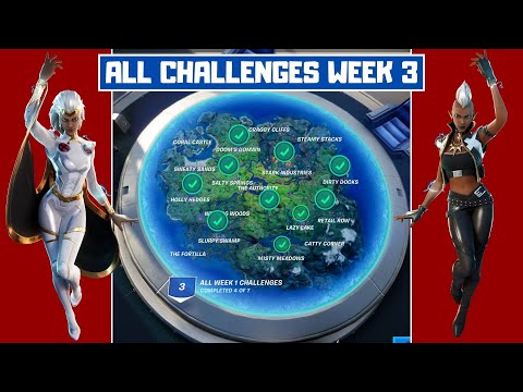 All Week 3 Challenges Guide! - Fortnite Chapter 2 Season 4
