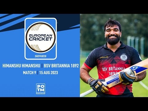 POTM: H.Himanshu - BRI vs RCD | Highlights | ECS Germany, Dresden | 15 Aug 2023 | ECS23.720