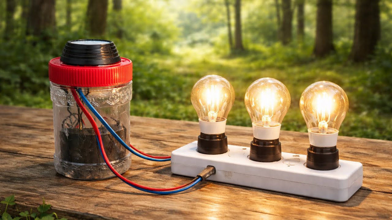 مصدر كهرباء مجانية مخفي في منزلك يعطيك كهرباء مدى الحياة👆