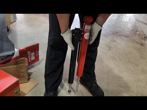 Tesla Koni suspension installation 4K