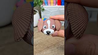 Turn an Ordinary Seashell into a Puppy #shorts #seashellcraft #creative