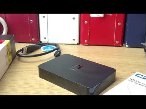 Western Digital Elements 500GB Portable Hard Drive Unboxing