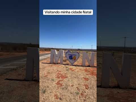 Visitando minha cidade Natal. MONTALVÂNIA-MG