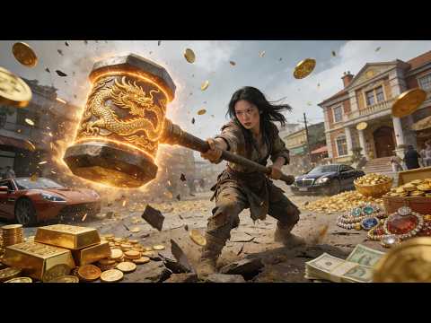 A girl found a magic hammer. Whatever she hits with it mutates! #chinesedrama